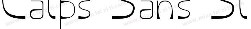 Calps Sans Slim Medi字体转换
